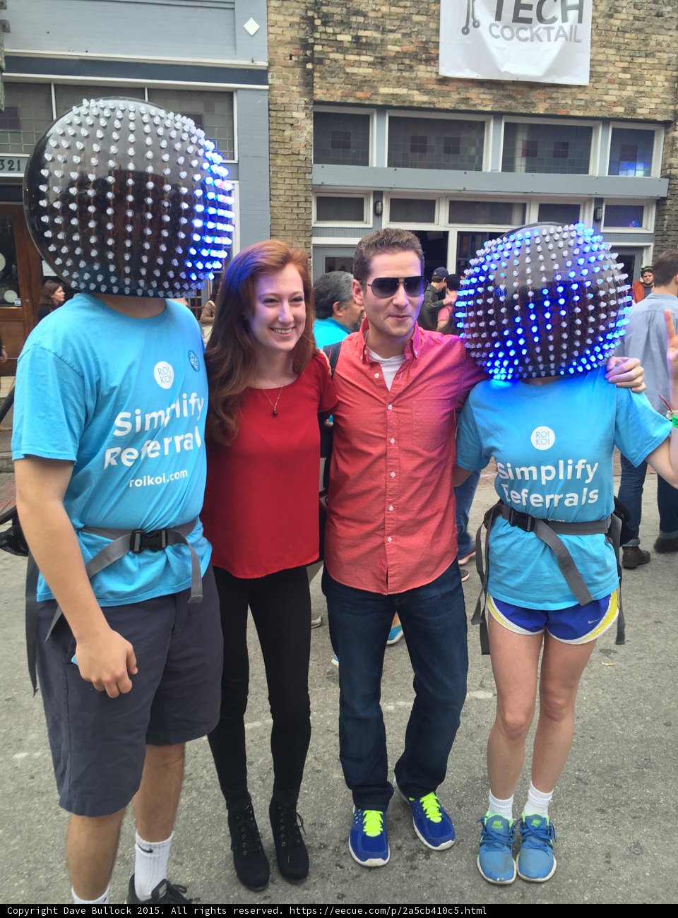 LED Disco Ball Heads on Sixth Street SXSW