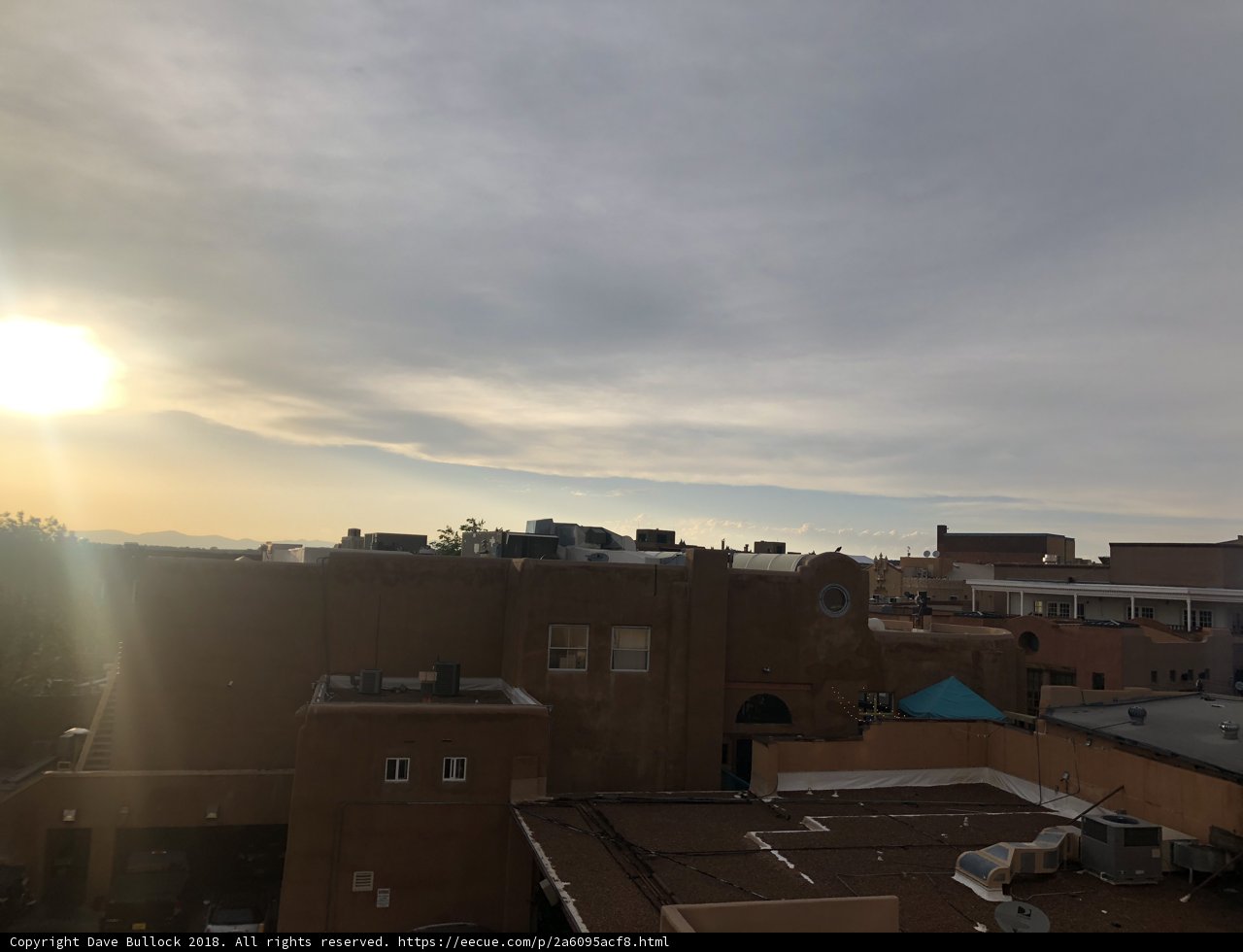 City Sunset with Clock Tower