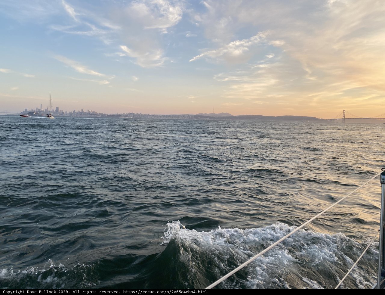 Sunset Sail with the Golden Gate Bridge