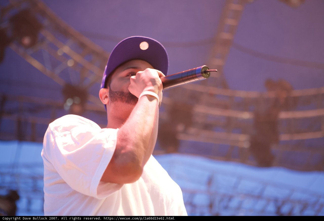 Purple Hat Mic Man