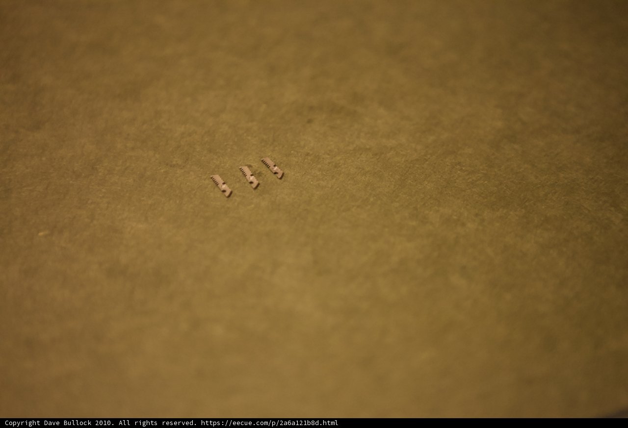 Tiny Screws on a Textured Surface