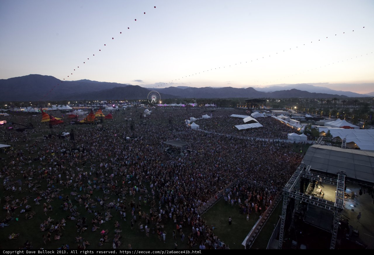 Music lovers Gather at Coachella Festival
