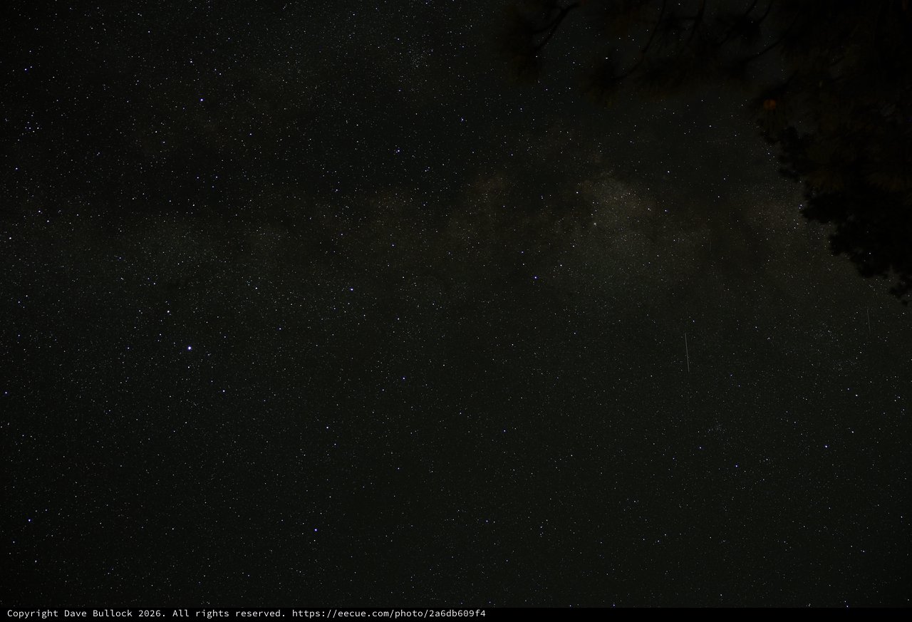 Milky Way Rises Over Lassen Volcanic National Park