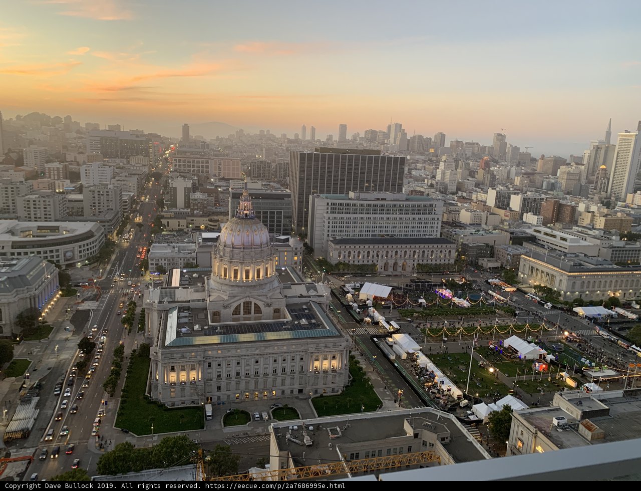 San Francisco Sunset Over the Metropolis