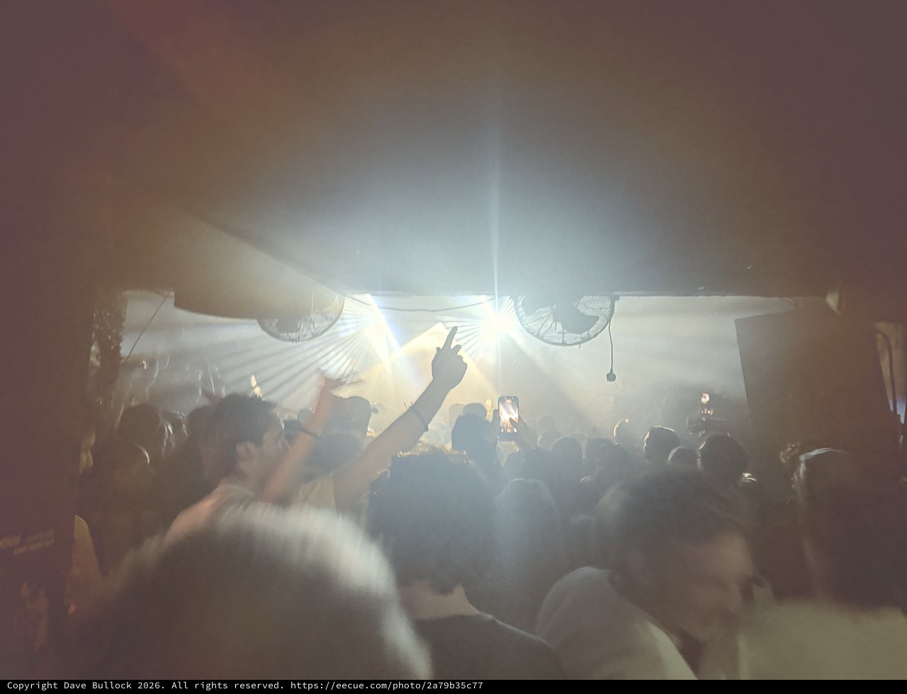 Energetic Crowd at London Underground Music Venue