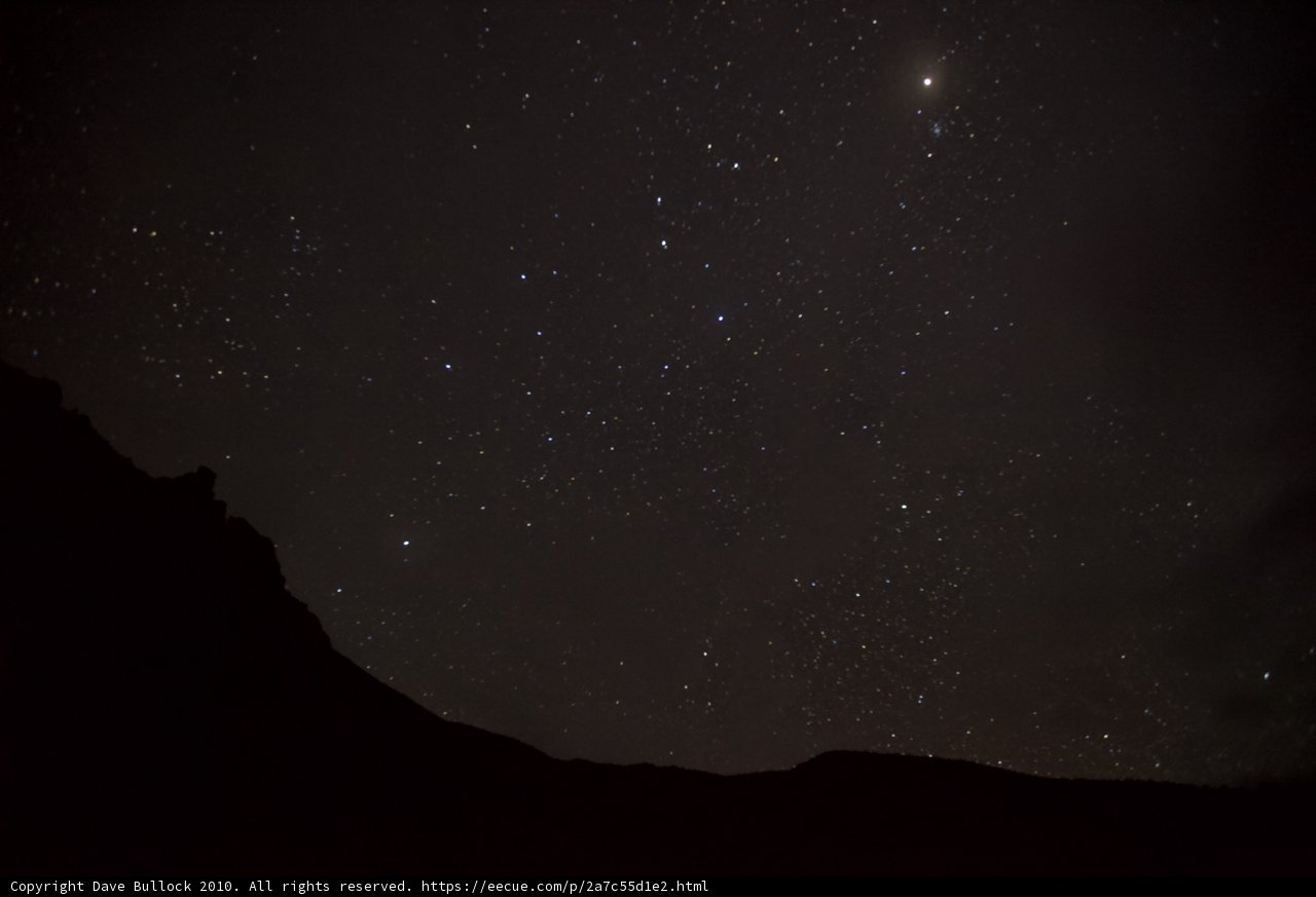 Starry Night Sky