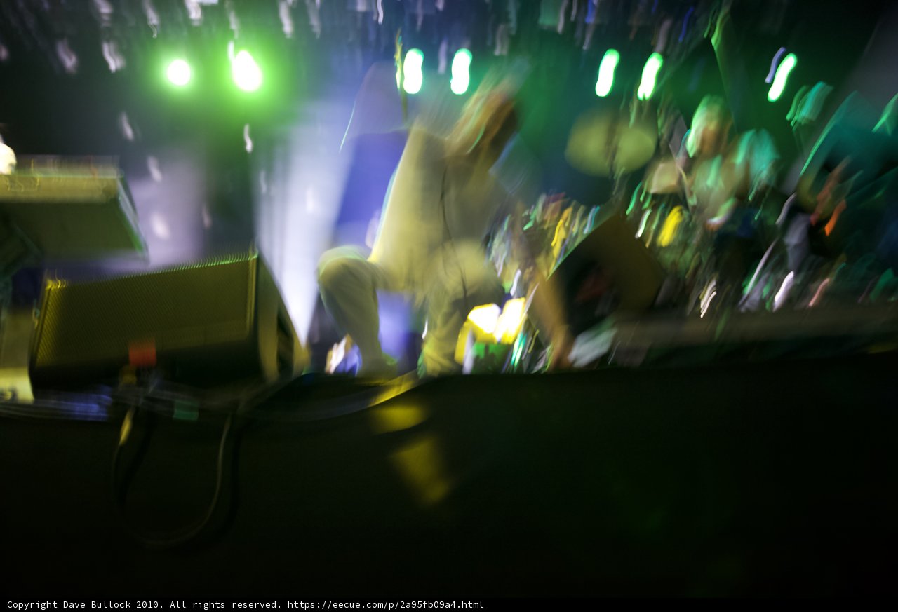 Blurred Rockstar on Center Stage
