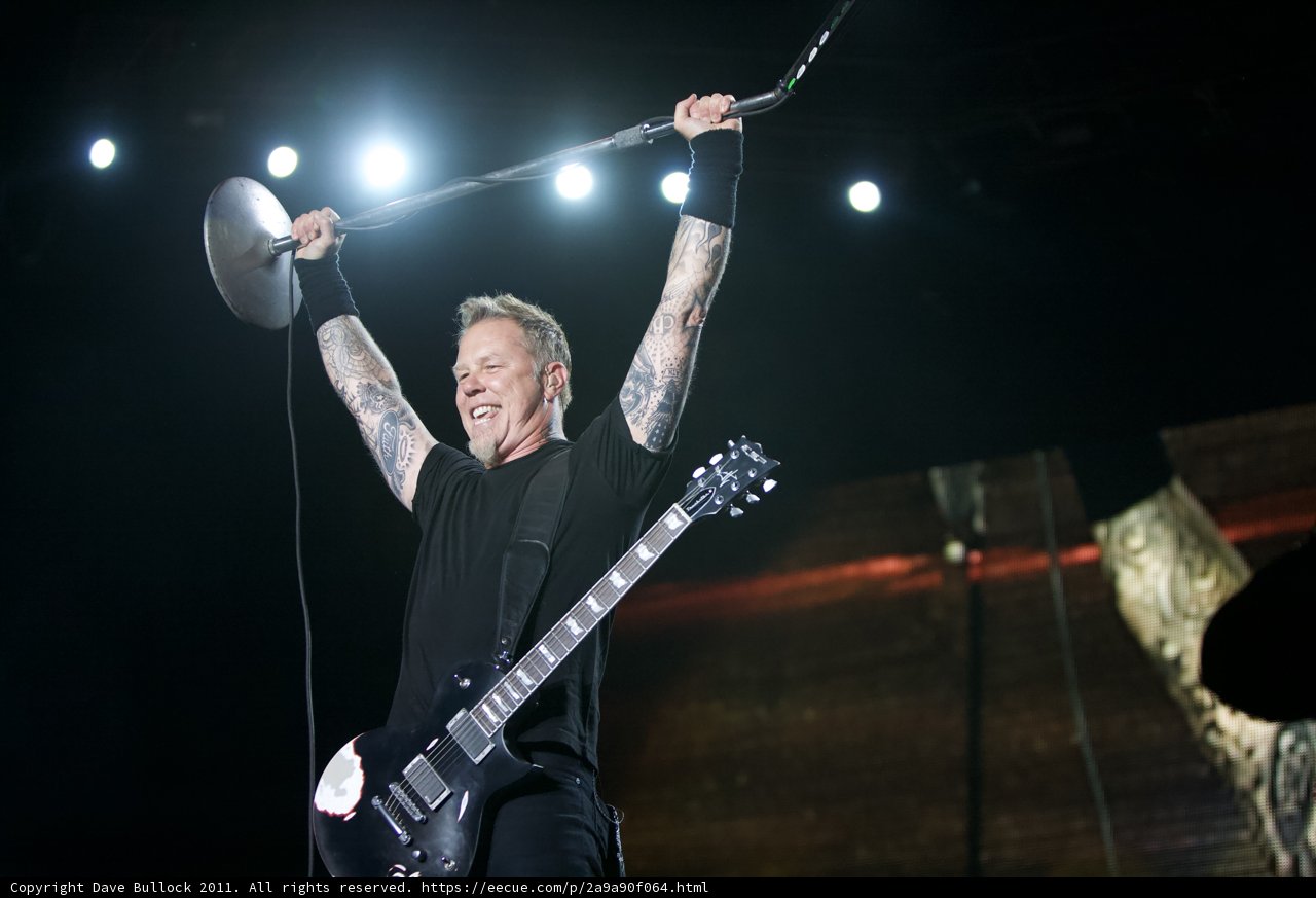 James Hetfield Rocks the Big Four Festival