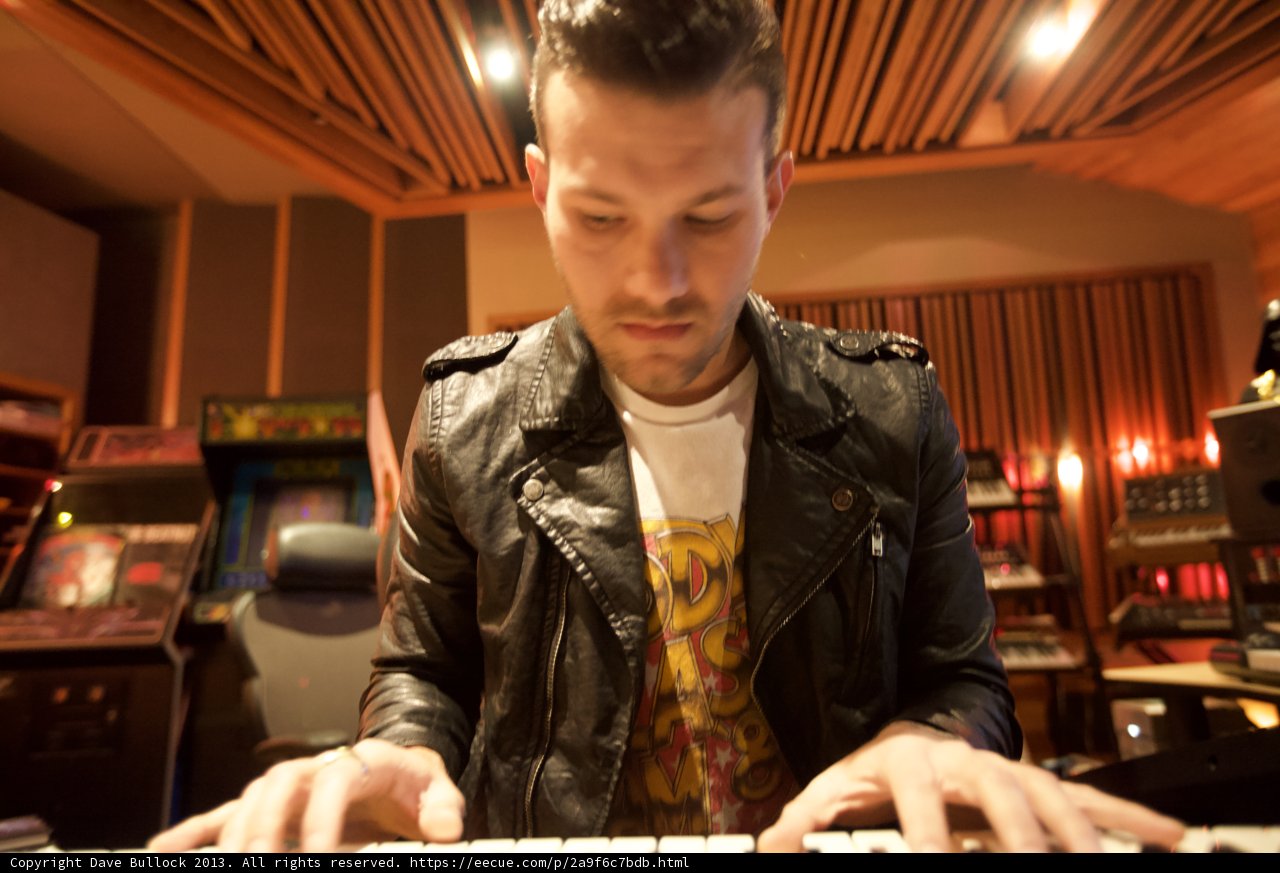 Leather Jacketed Musician