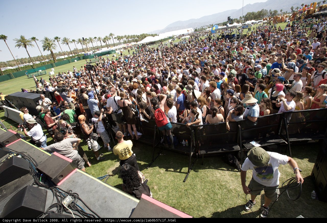 Coachella 2008 Music Festival Crowd