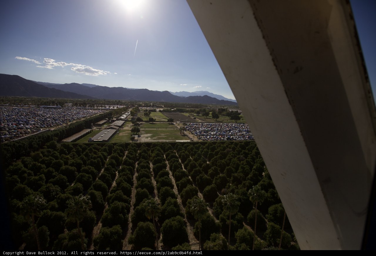Aerial view of the Desert