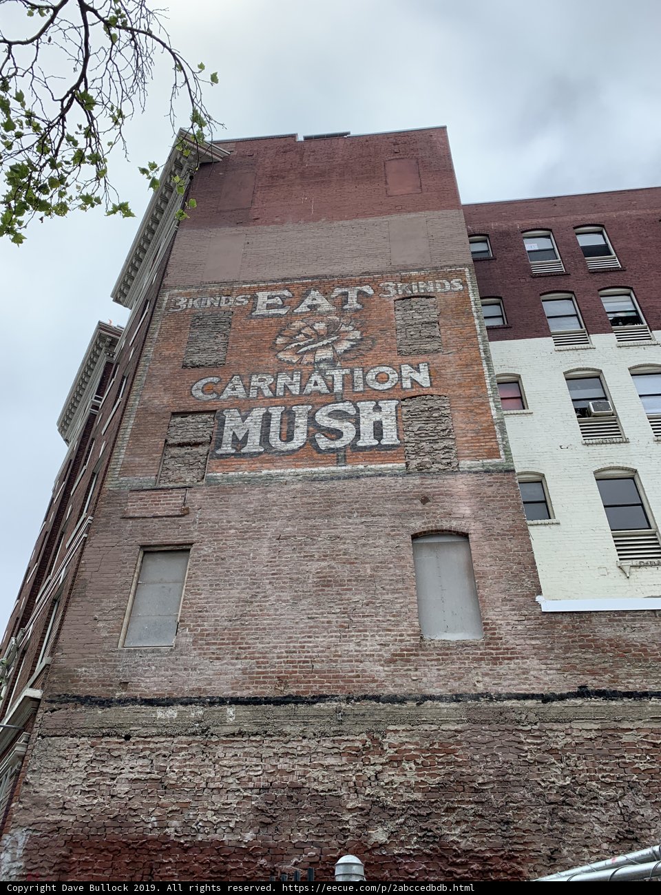 Carabination Mush Sign on San Francisco Building