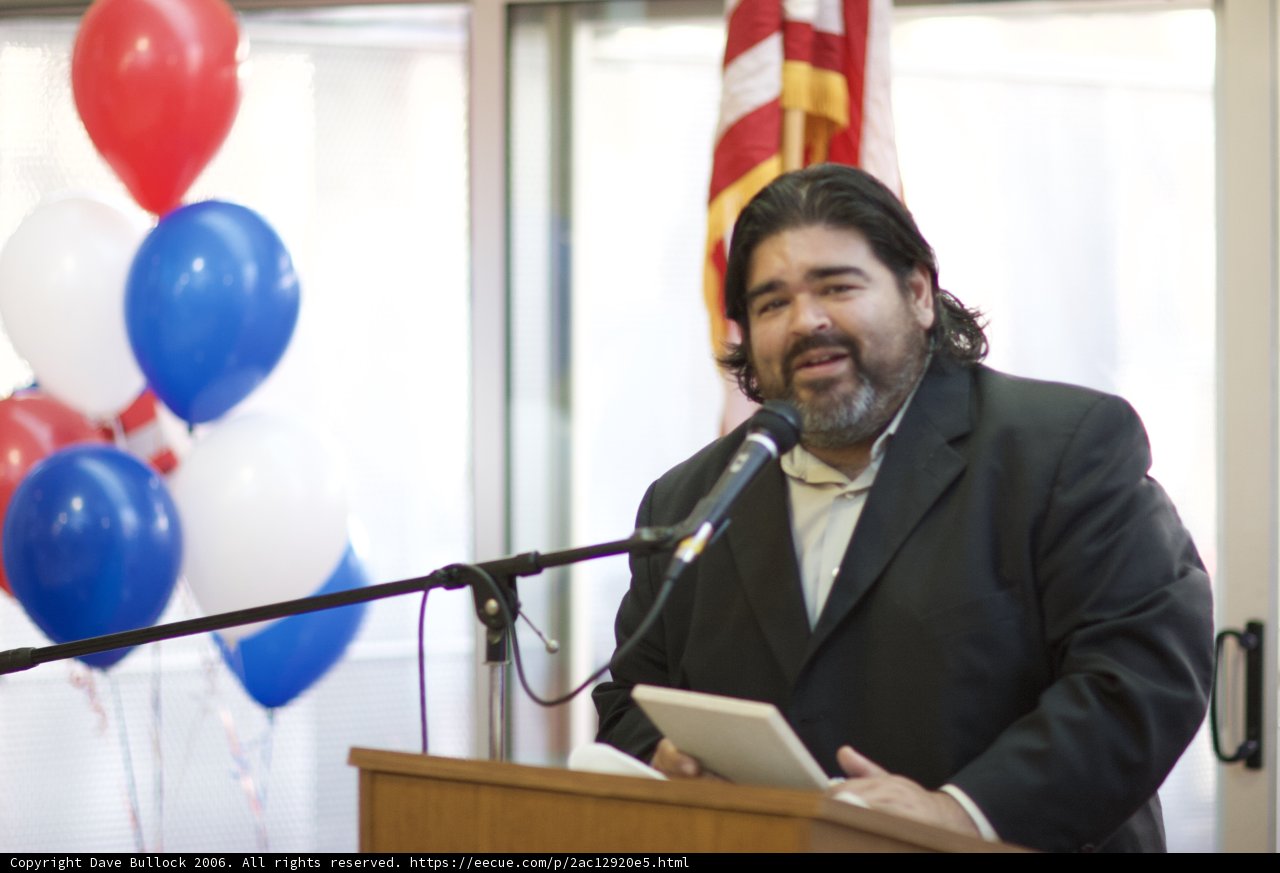 Man Giving Speech at a Podium
