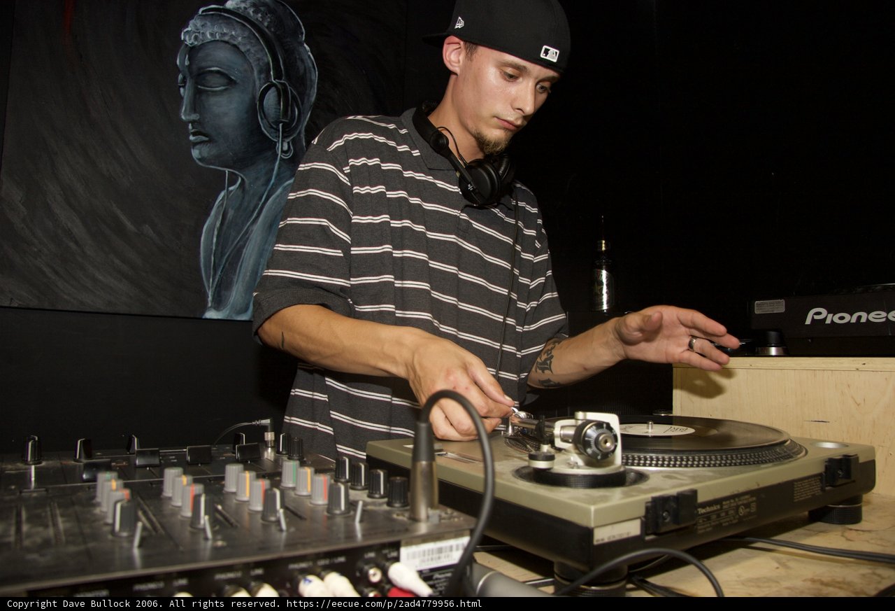 Deejay in Black: Spinning Some Tunes