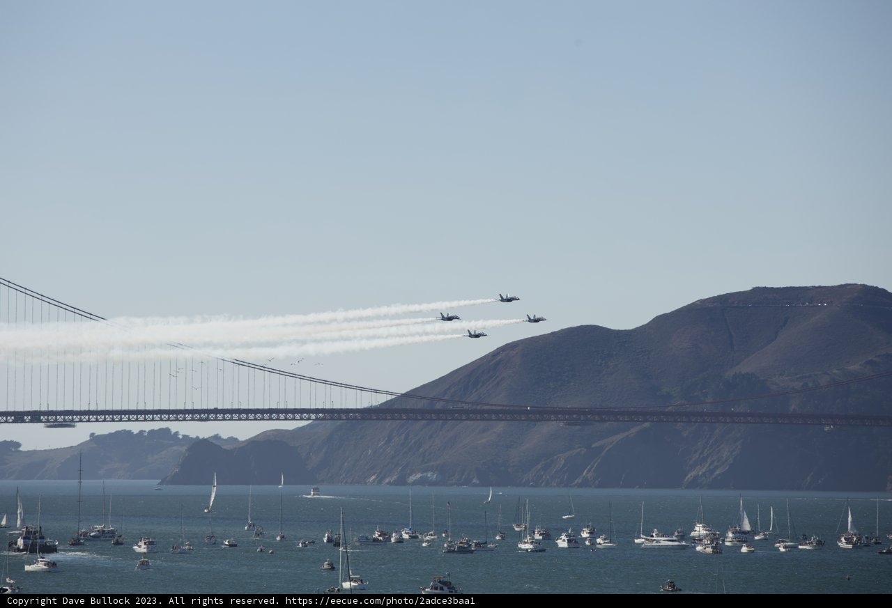Blue Sky Ballet: The Fleet Week Air Show Over San Francisco