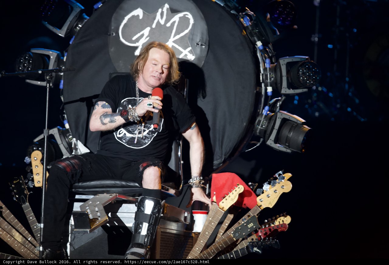 Axl Rose Rocks Coachella with His Microphone