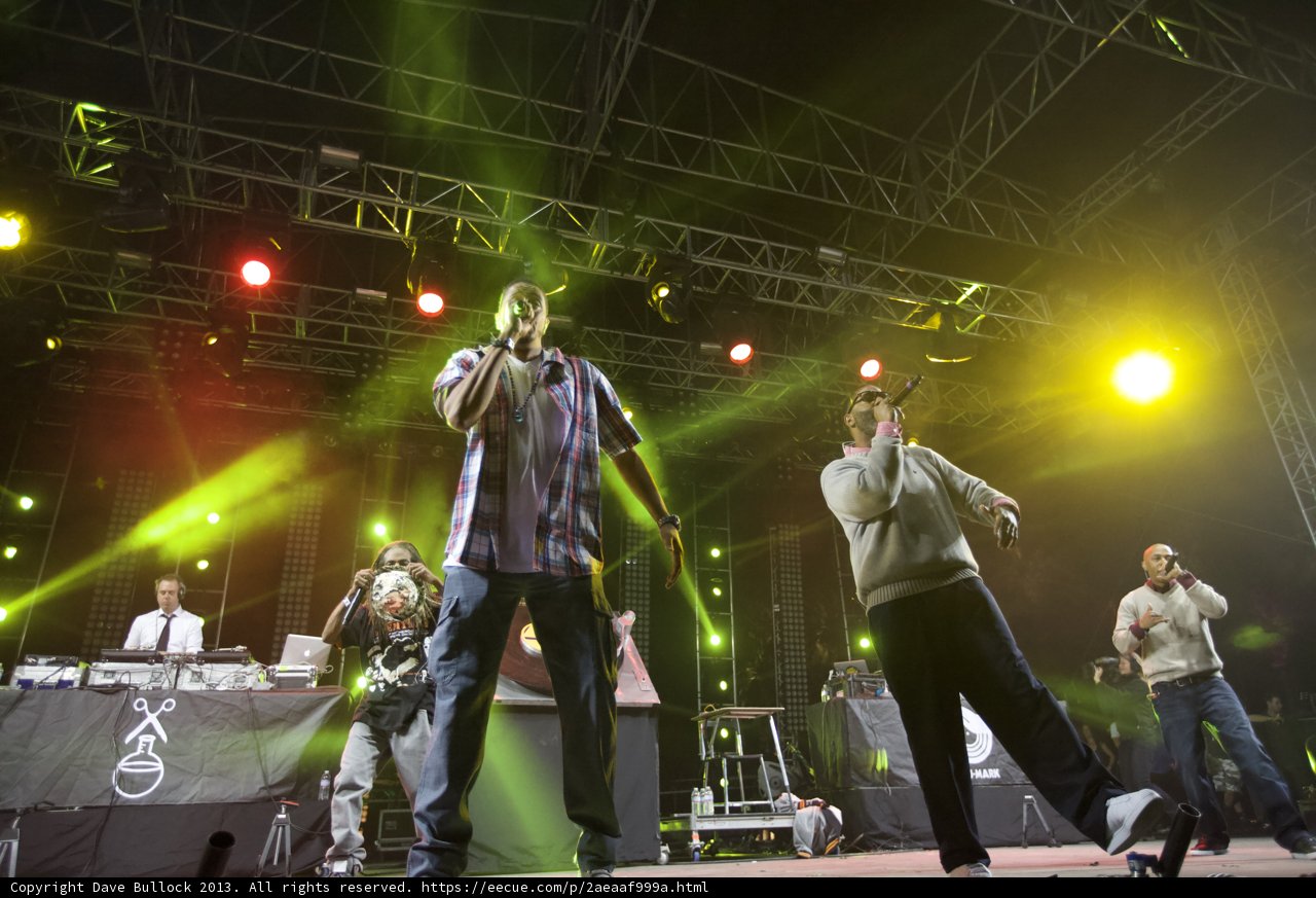 Men on Stage at Coachella