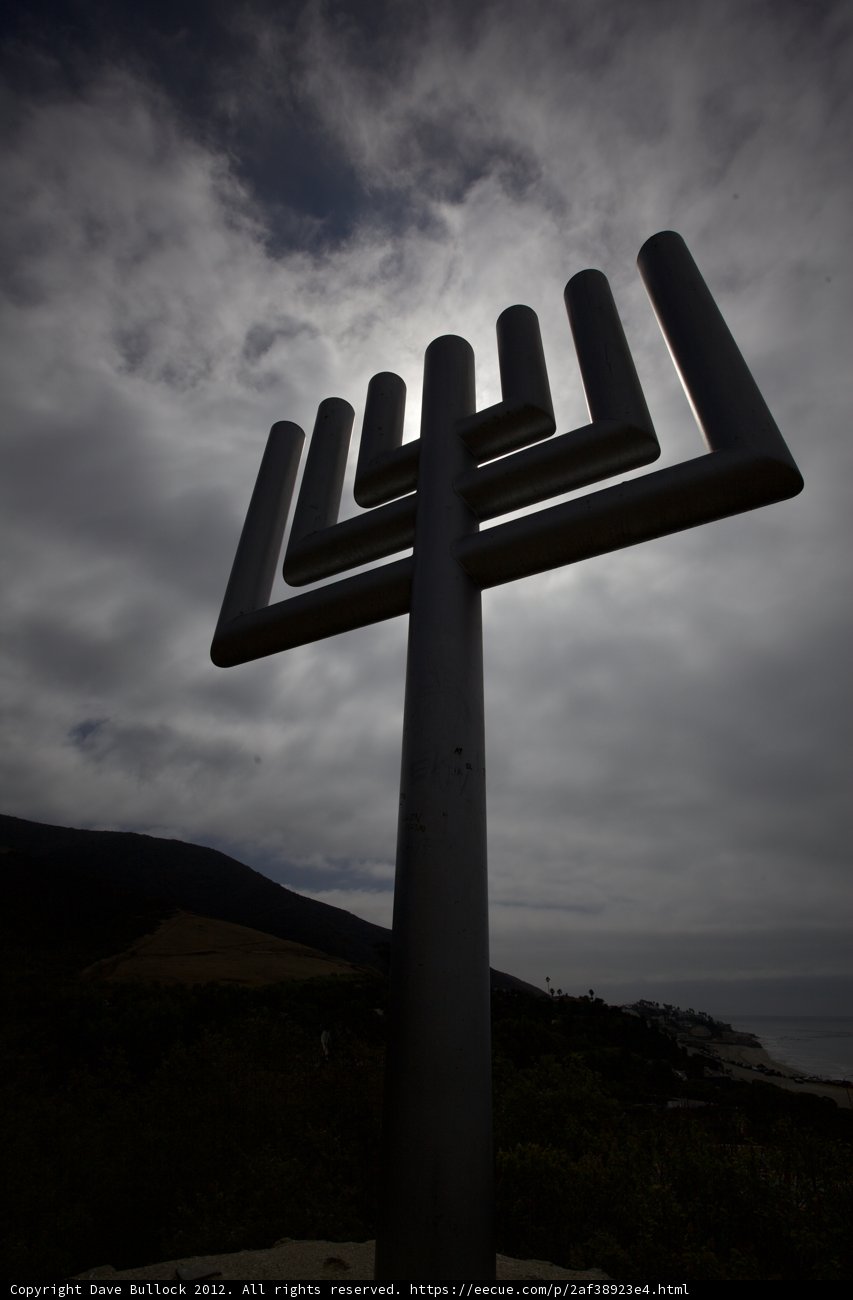 Menorah by the Sea