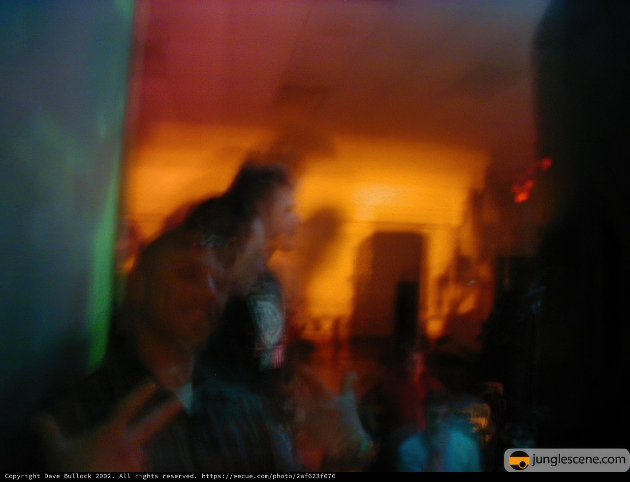 Blurry Nightlife Scene