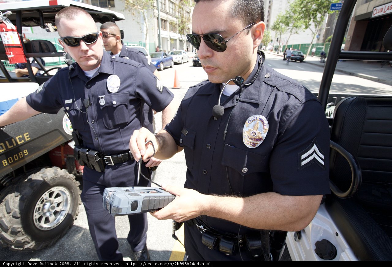 Two Police Officers on Duty