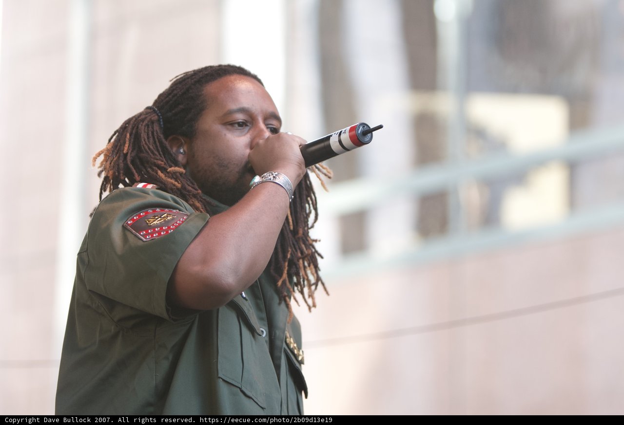 Entertainer with Dreadlocks