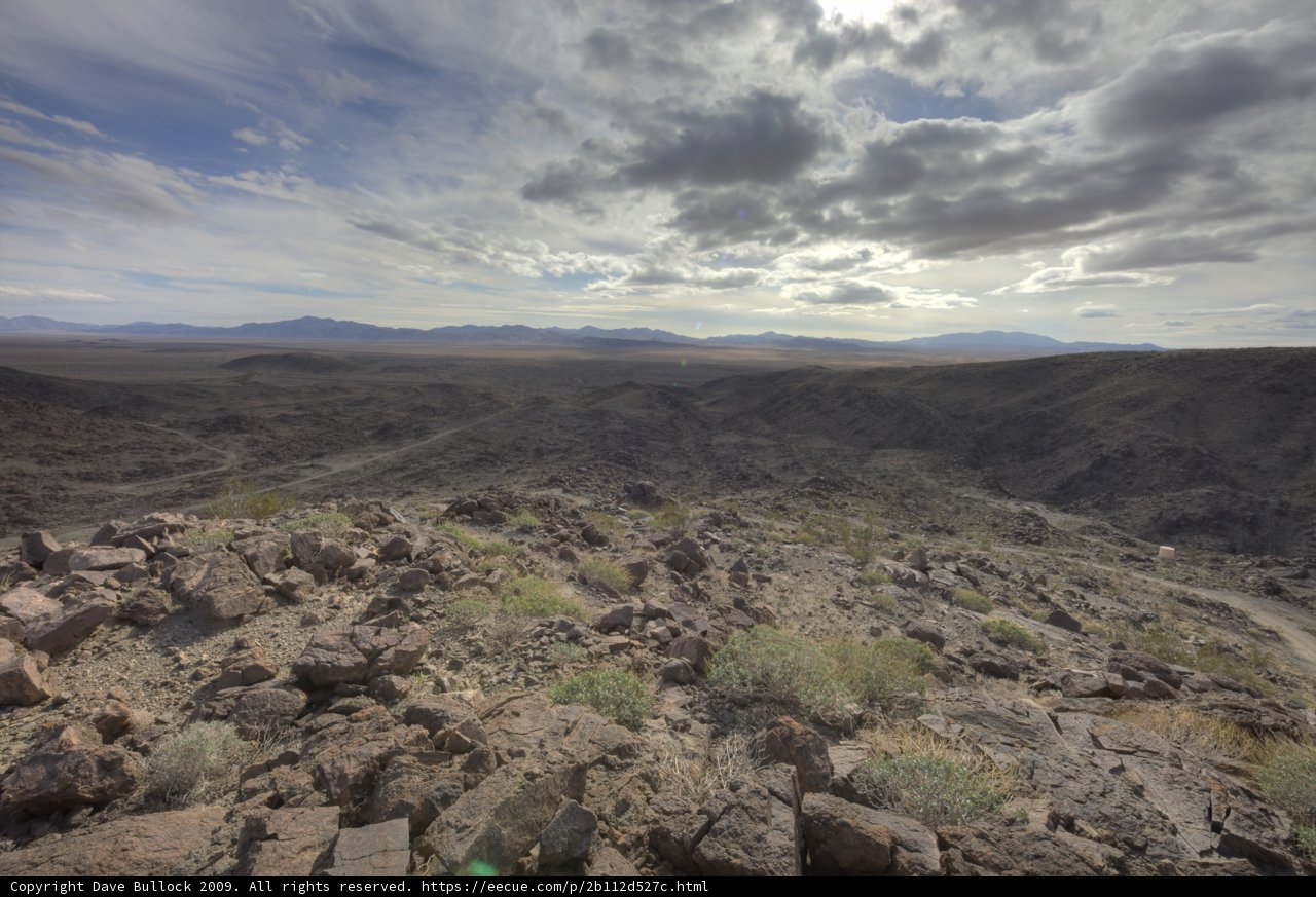 View from the Rocky Desert Hill