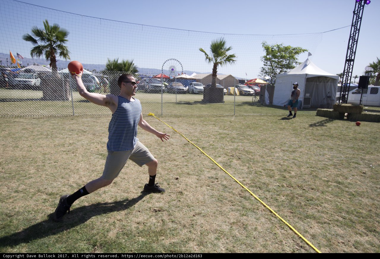 Frisbee Fun in the Coachella Fields