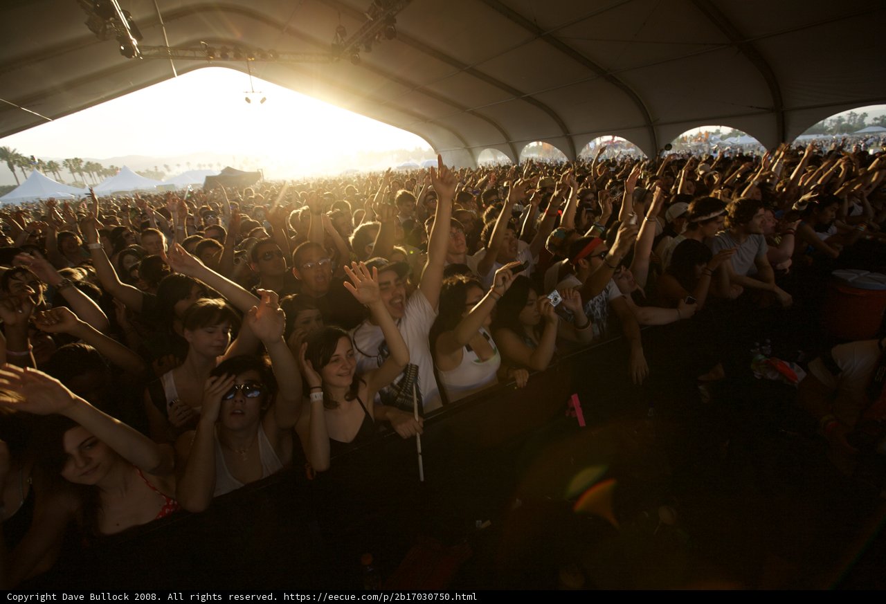 Coachella Concertgoers Raise the Roof