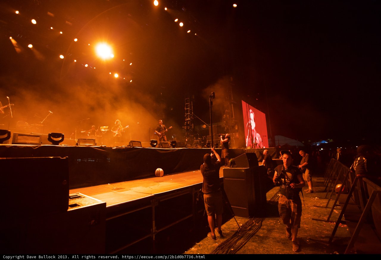 Nighttime Concert on Outdoor Stage