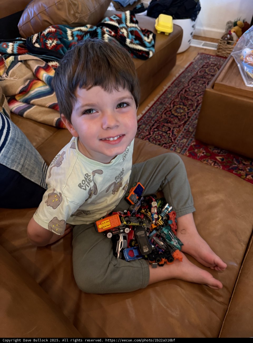 Childhood Joy on a Cozy Afternoon