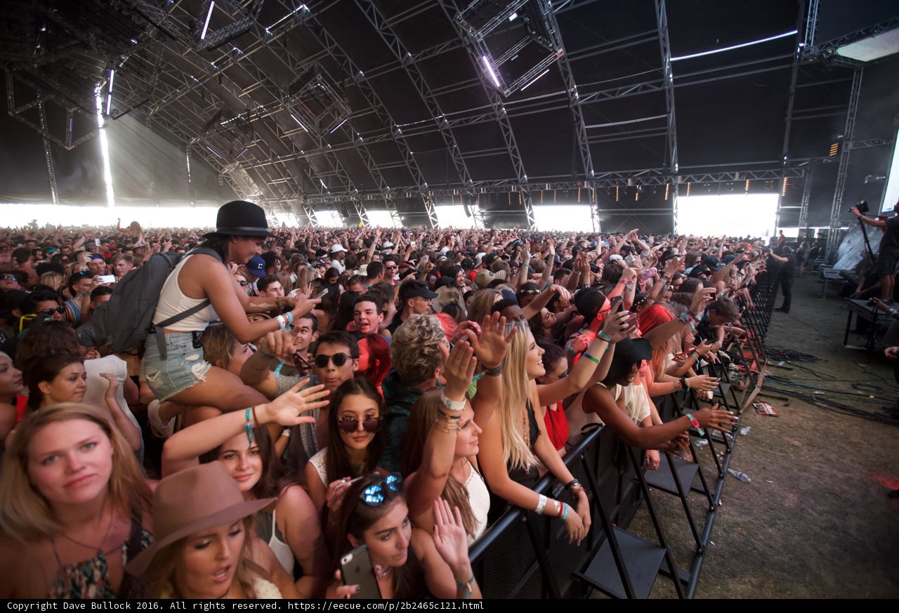 Coachella 2016 Music Festival Crowd