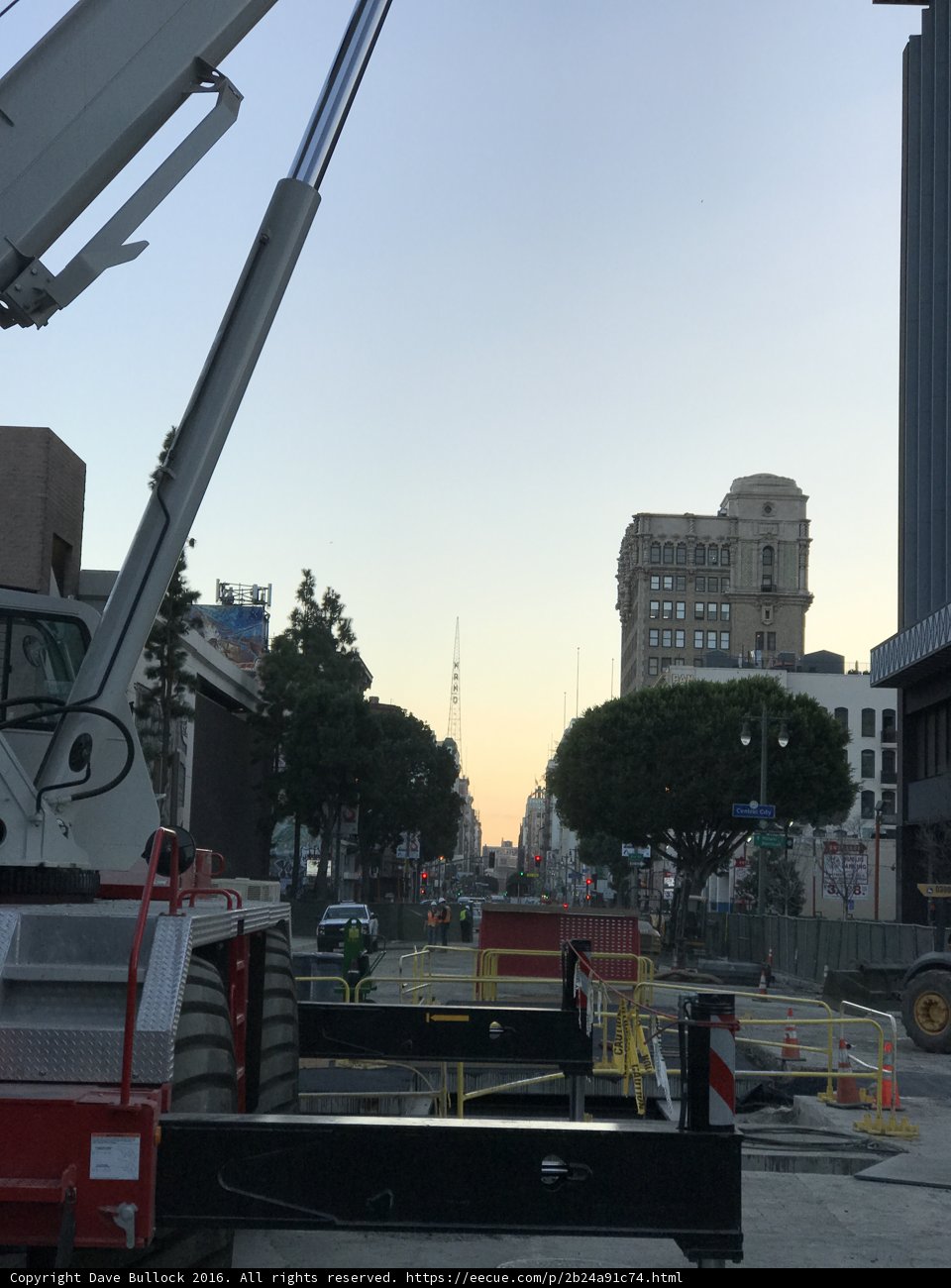 Construction Crane at Work