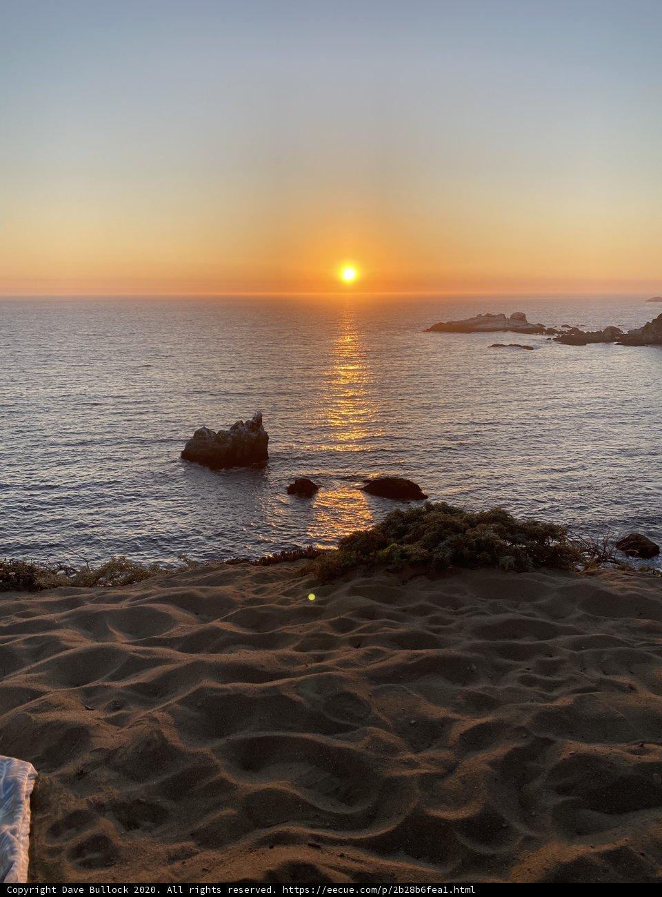 Sunset Over the Rocky Shoreline