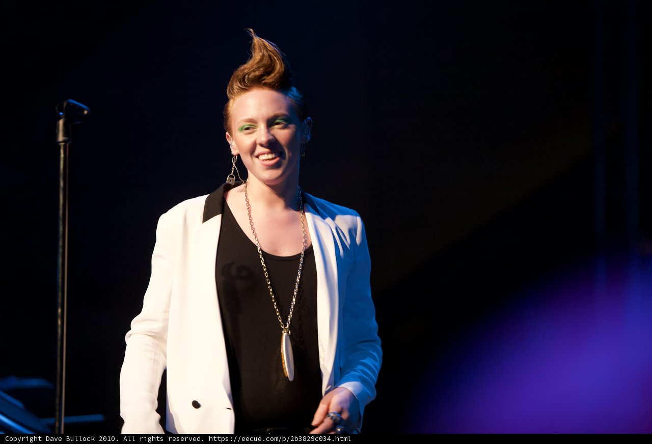 Mohawk Lady on Stage
