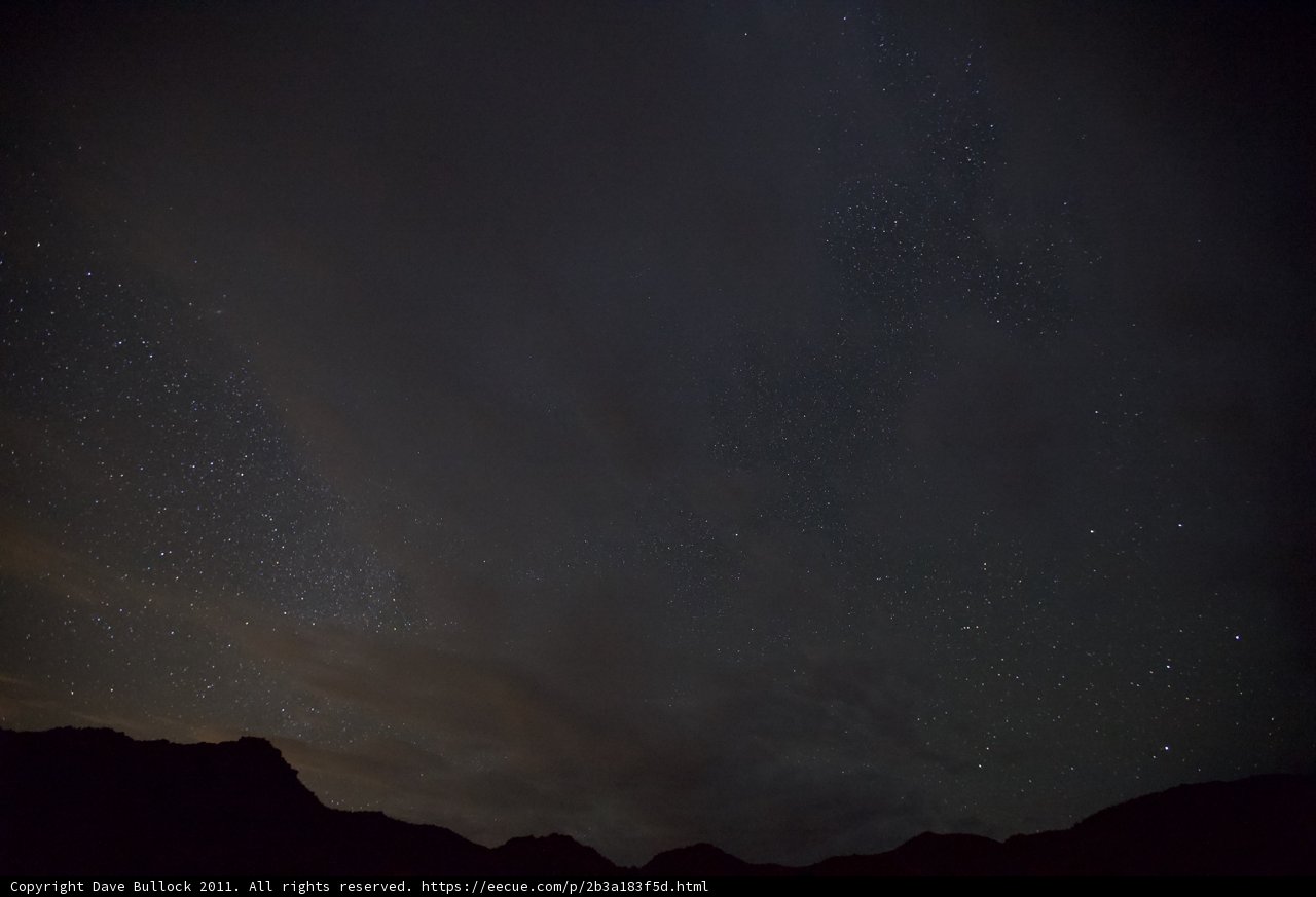 Starry Desert Night