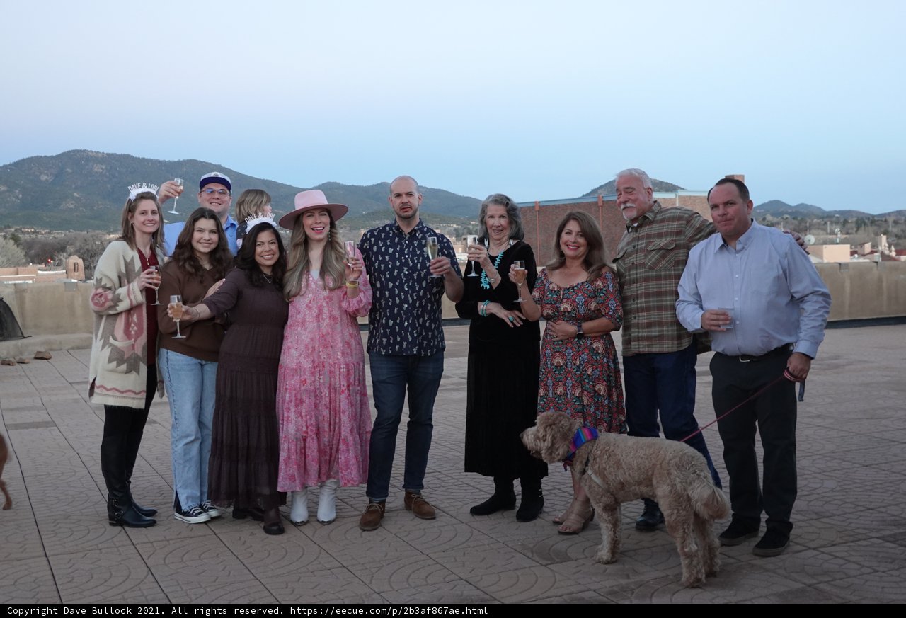Group Portrait with Furry Friend