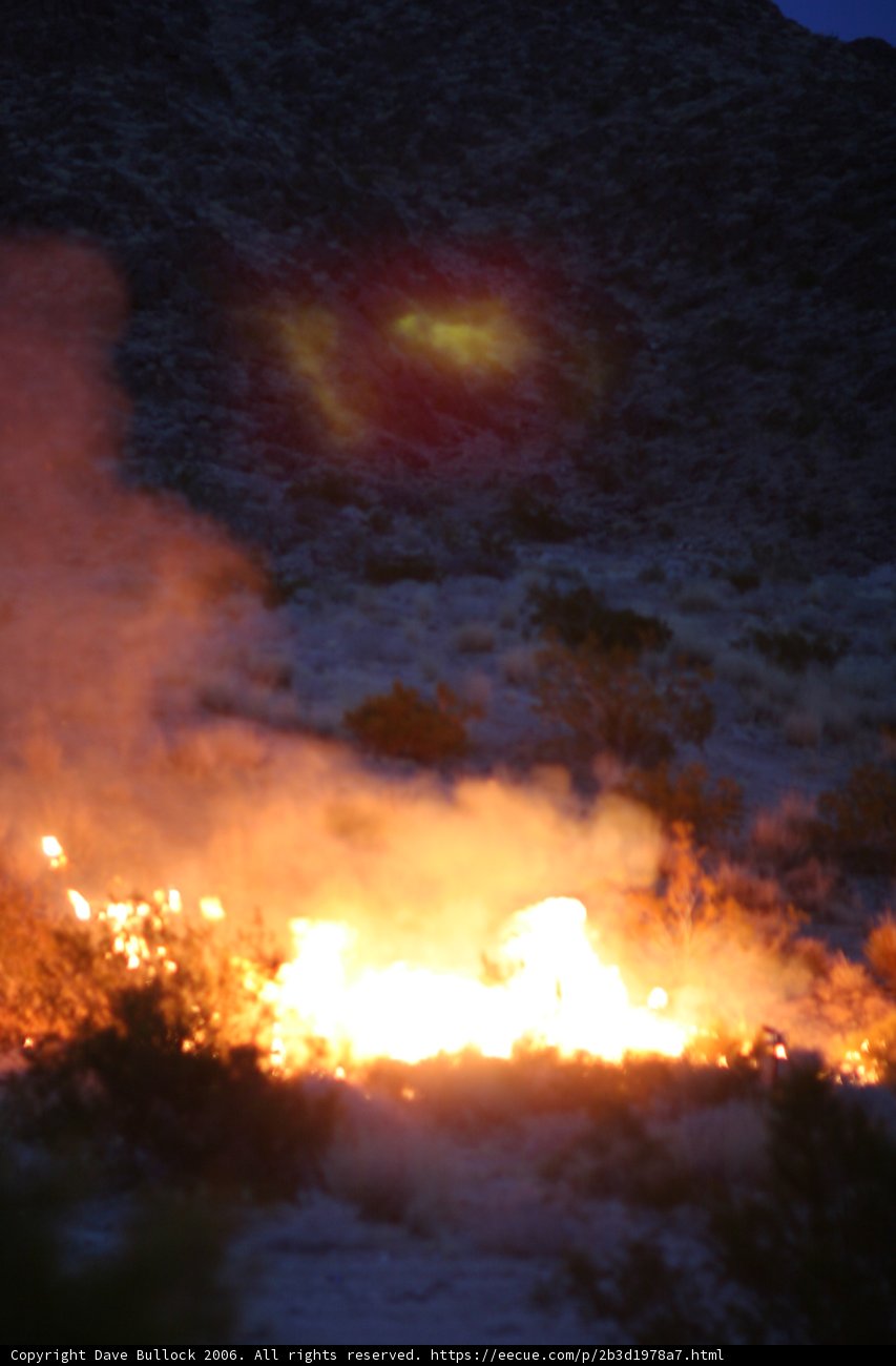 Desert Bonfire