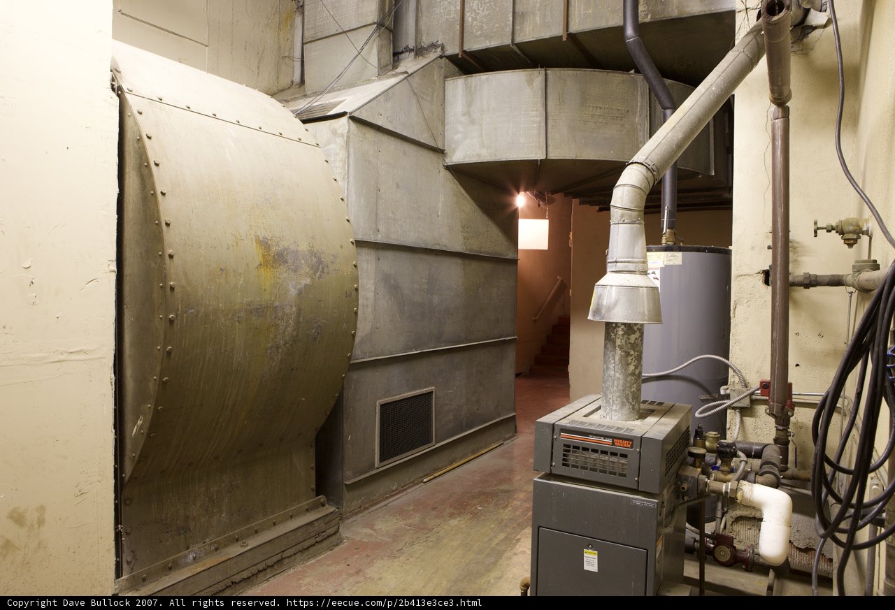 Fiery Industrial Furnace