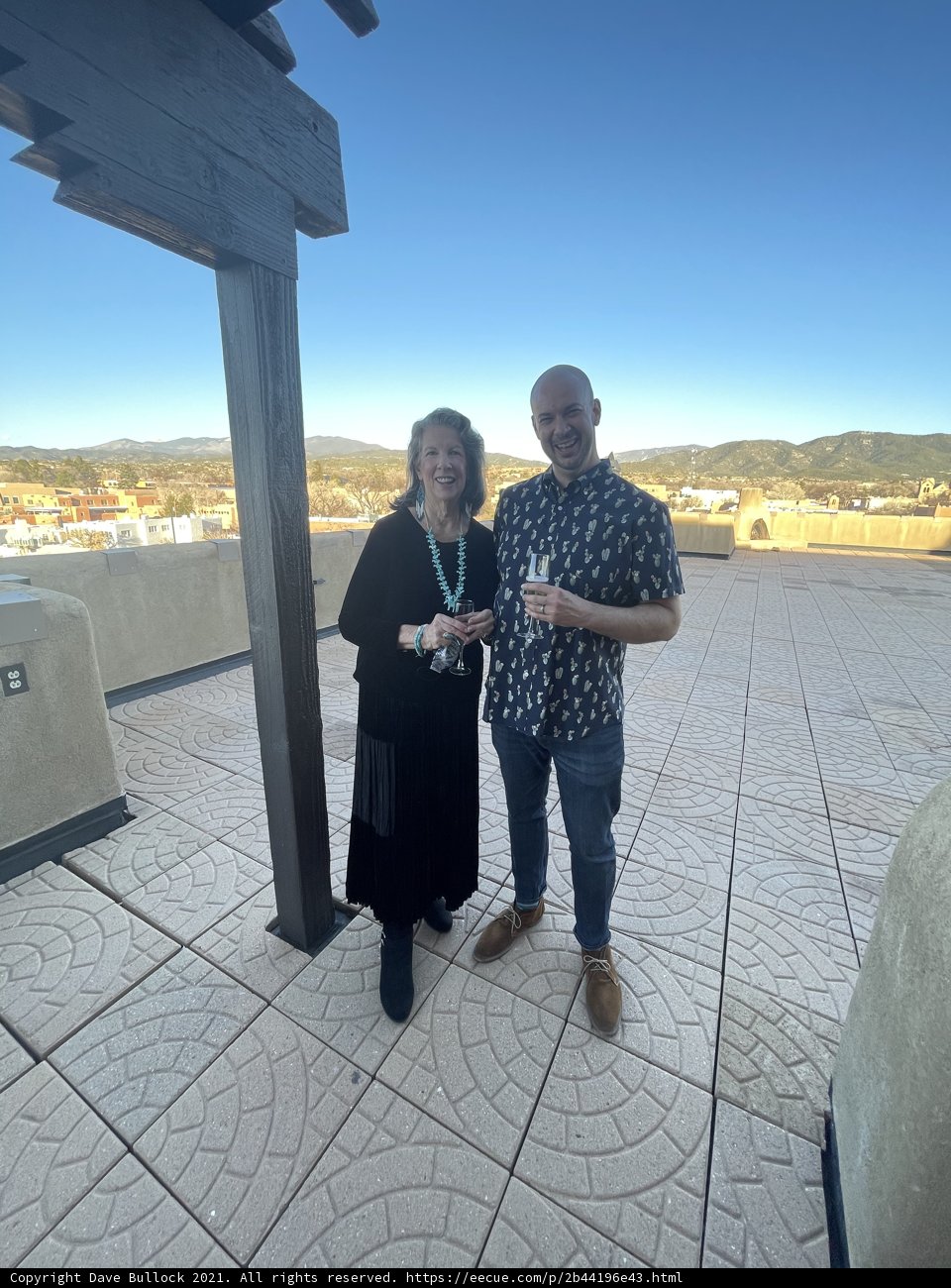 Rooftop View in Santa Fe