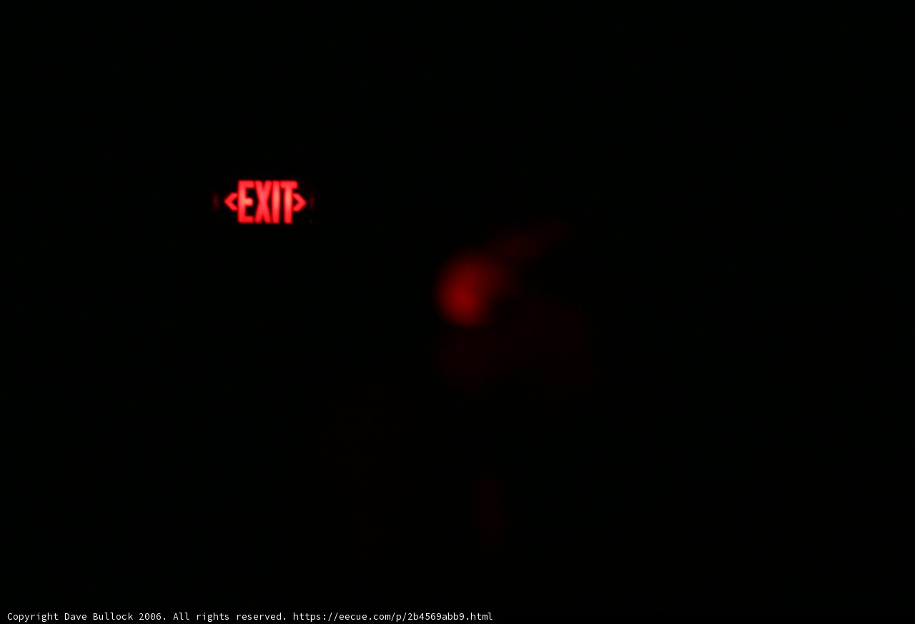 Red Light on Digital Clock
