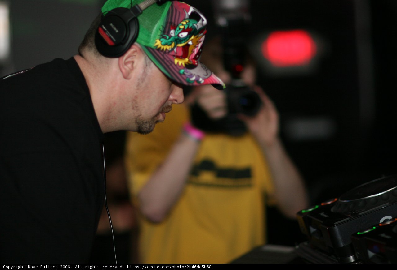 Hat-wearing Deejay at ACP Office