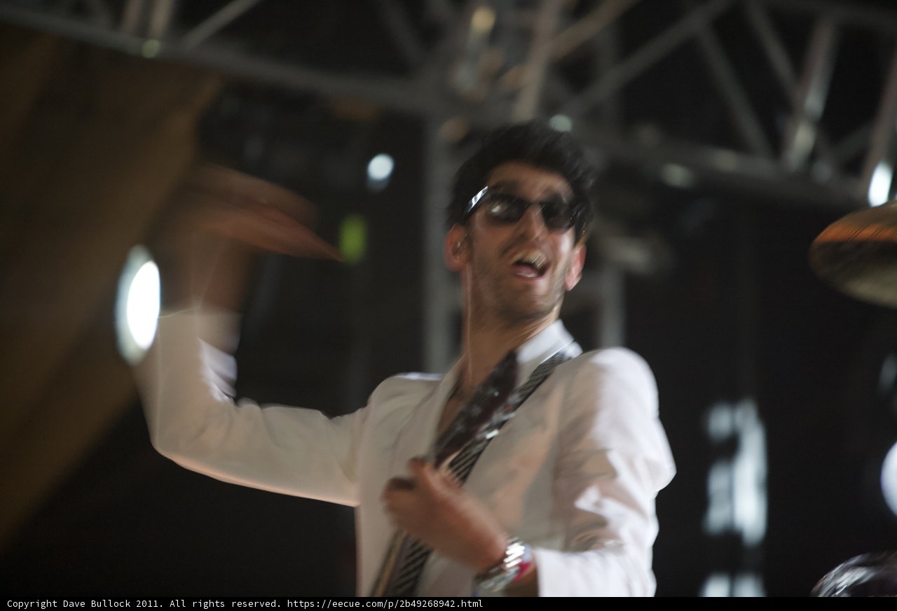 Playing Guitar at Coachella