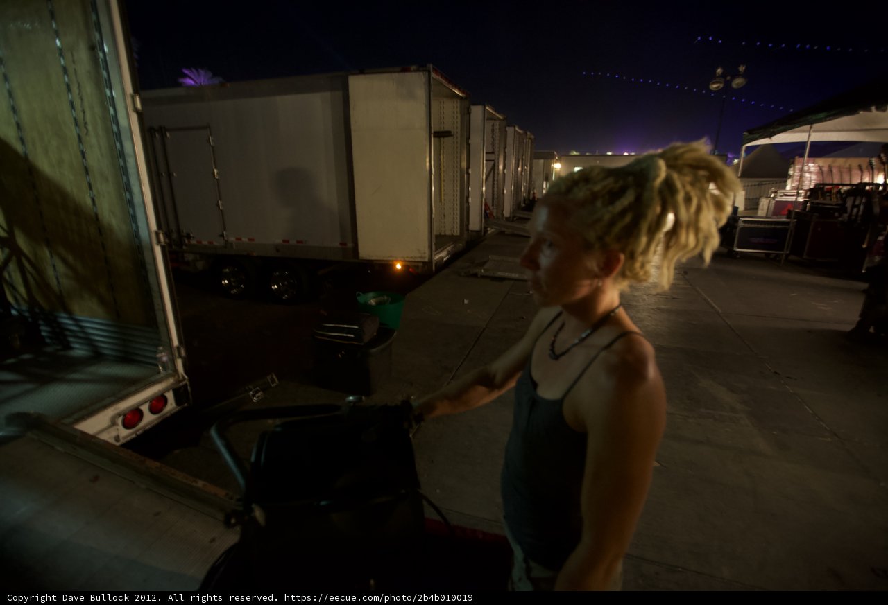 Blonde and the Truck