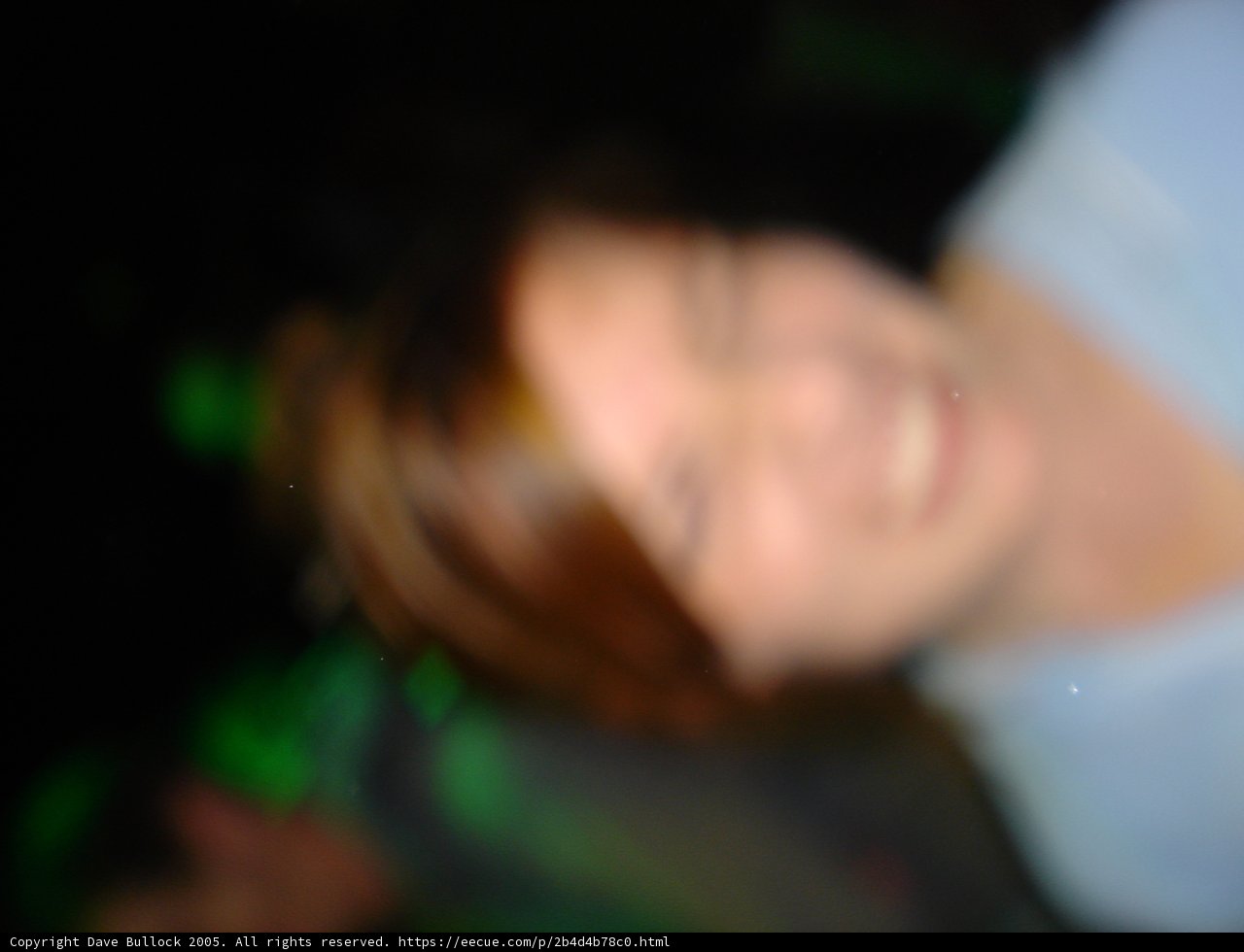 Blurry Nightclub Smile