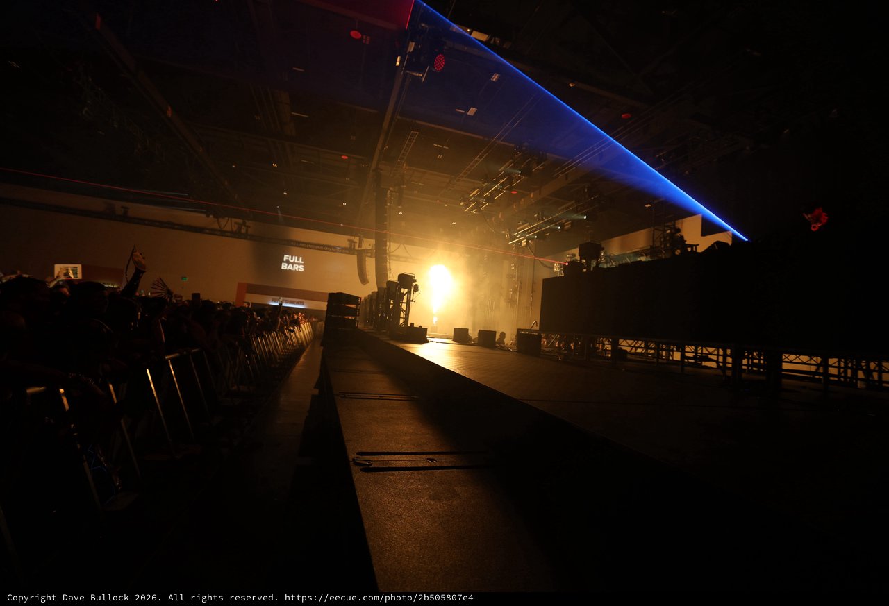 Wobbleland 2026 Stage Runway Glows in Golden Light