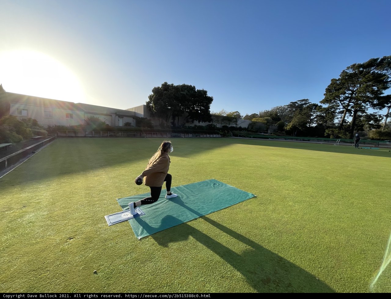 Practicing on the Golf Course