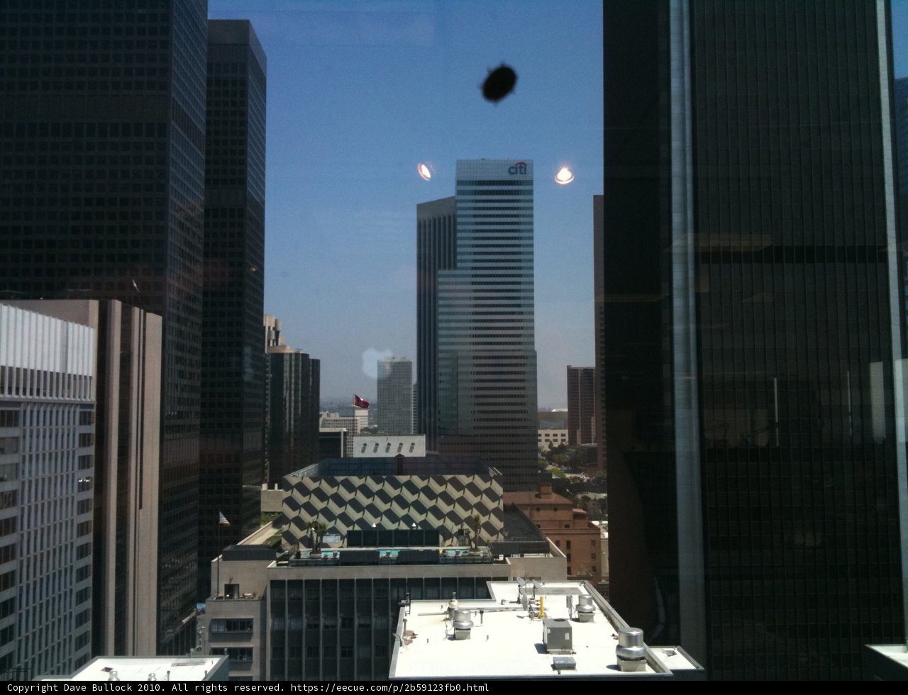 Urban Metropolis view from high-rise office building