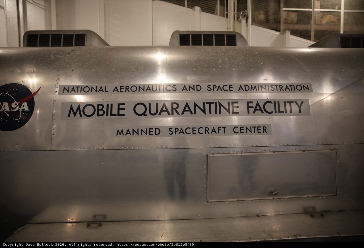 NASA Mobile Quarantine Facility at USS Hornet Museum