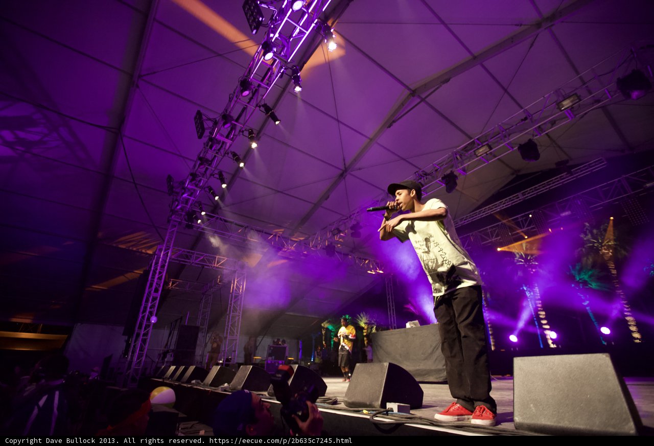 Earl Sweatshirt Lights Up Coachella Stage