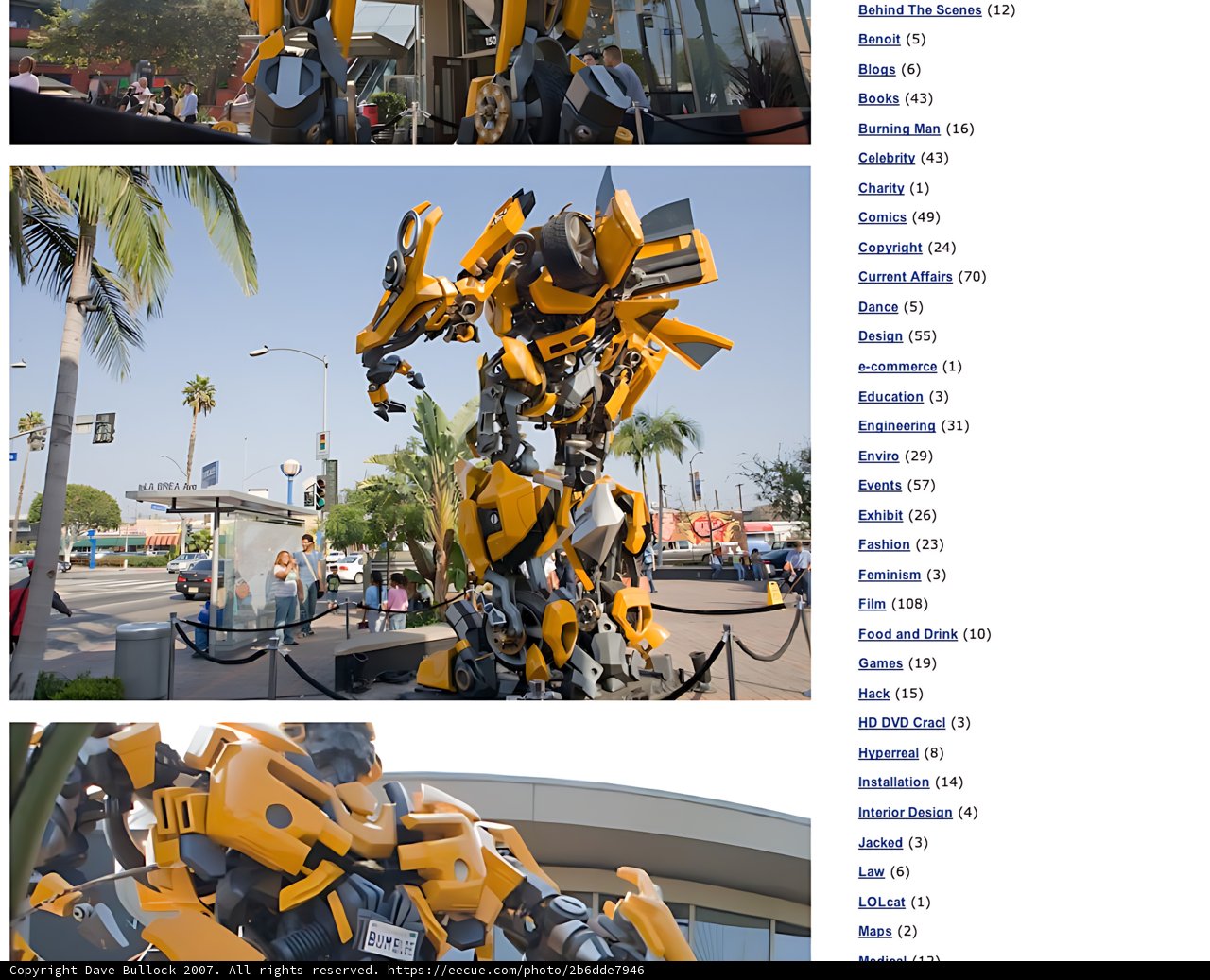 Bumblebee Transformer Takes Over the City